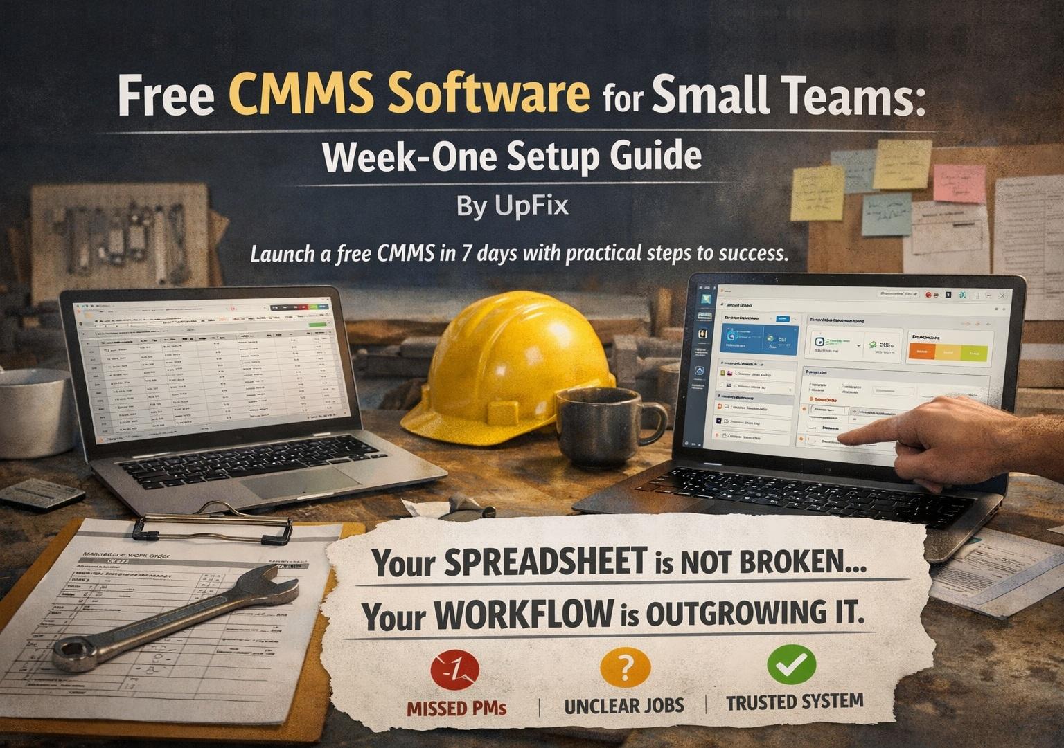Free CMMS Software for Small Teams: Week-One Setup Guide